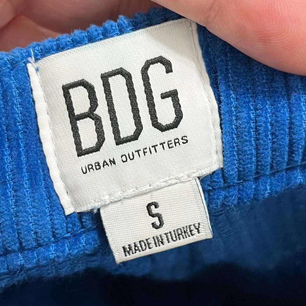 BDG Urban Outfitters Mom Shorts‎ Women S Ribbed High Rise Five Pocket Casual Fit